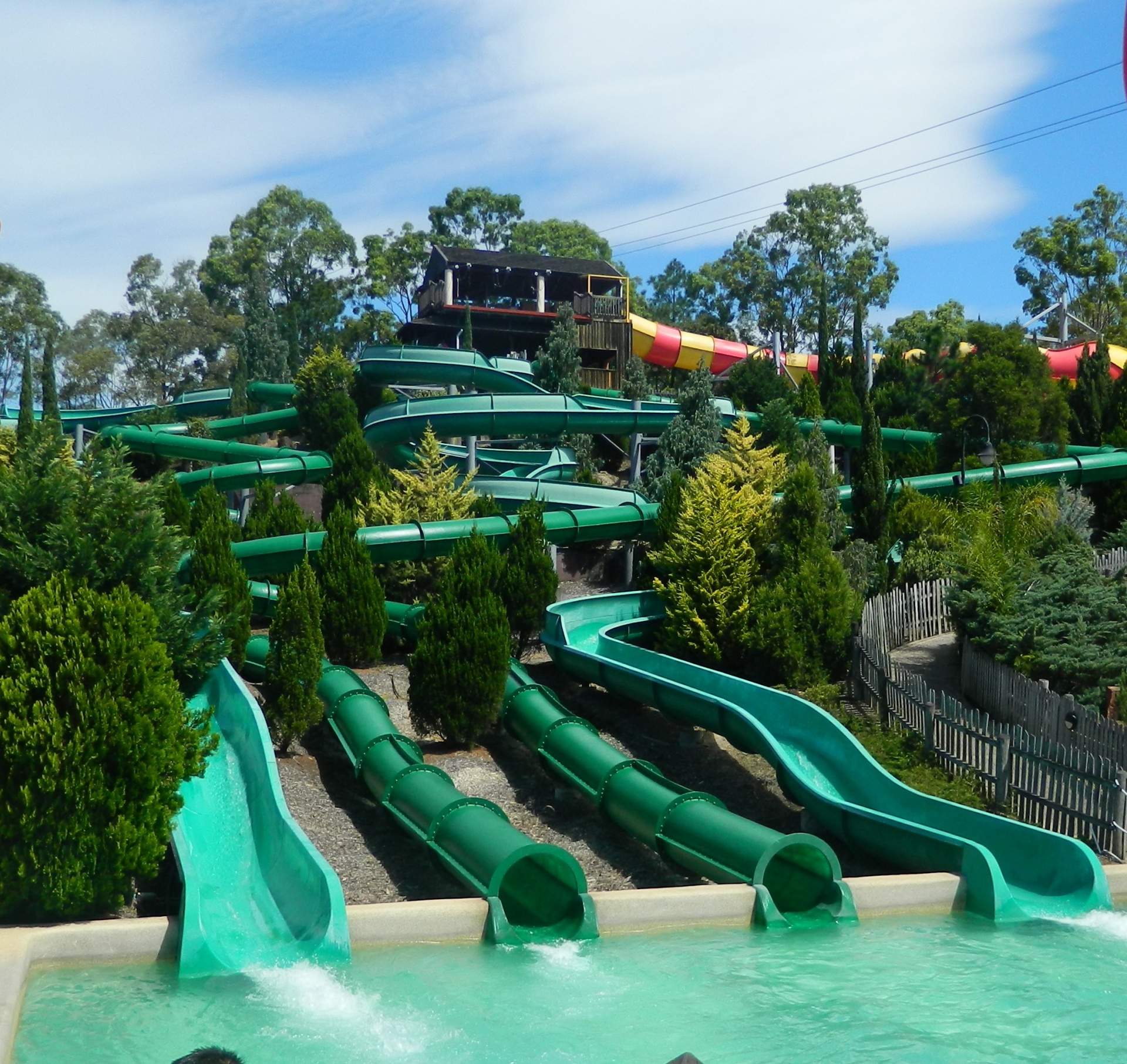 slide fun water fun free photo