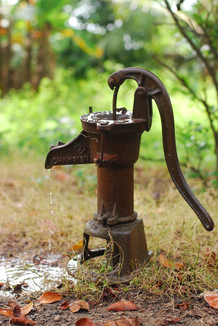 water source water pump drink free photo