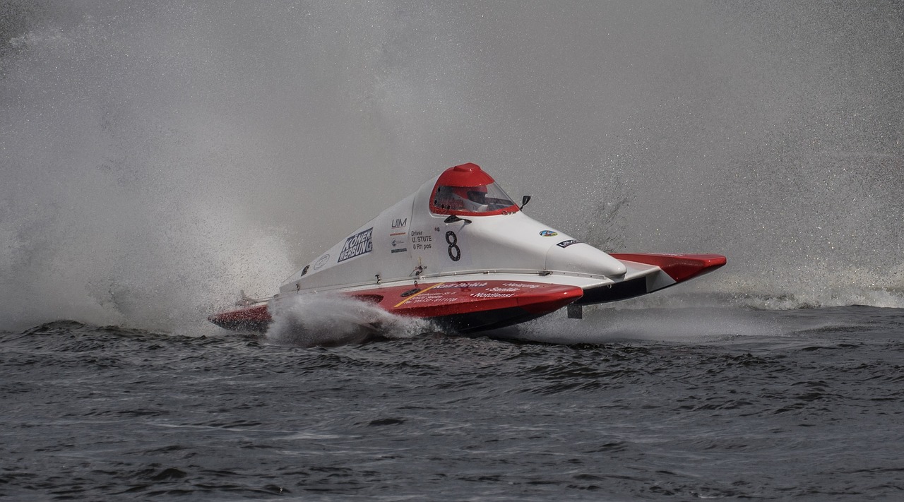 water sports  motor boat race  racing free photo