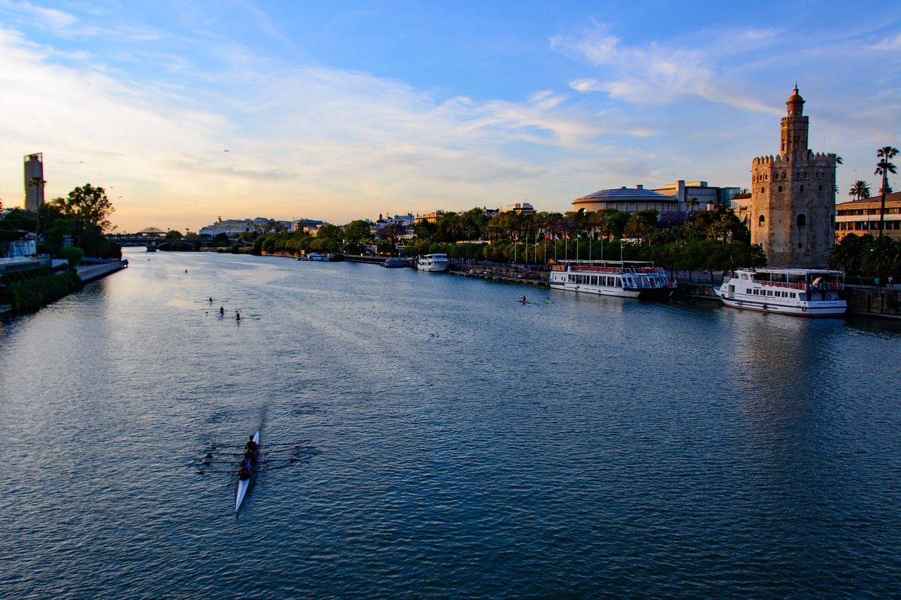 guadalquivir seville water sports free photo