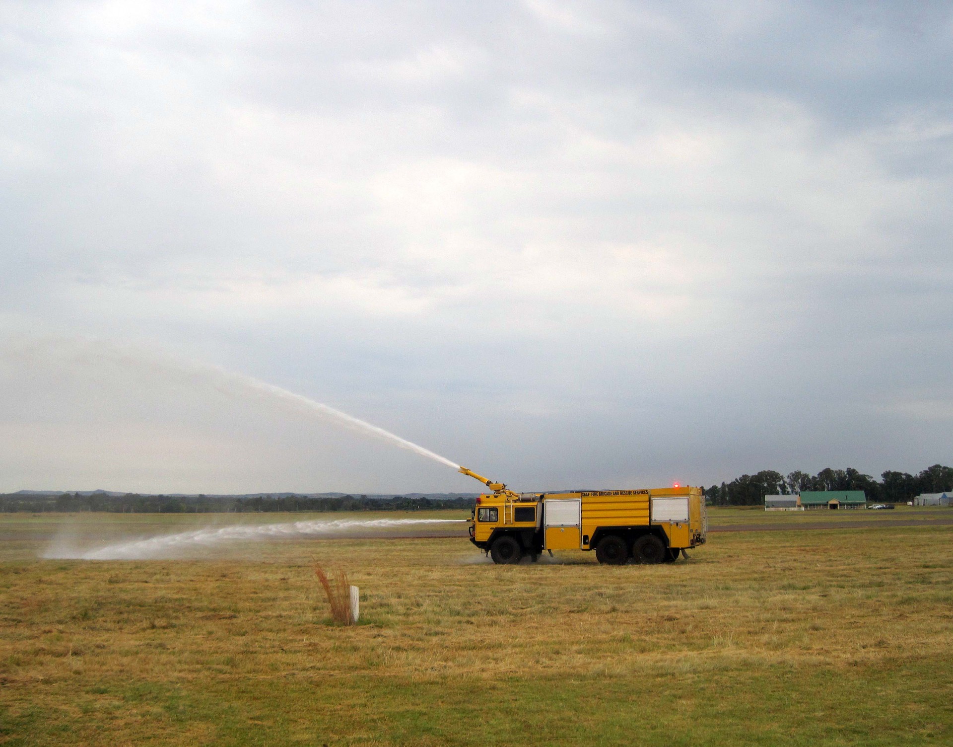 truck yellow water free photo