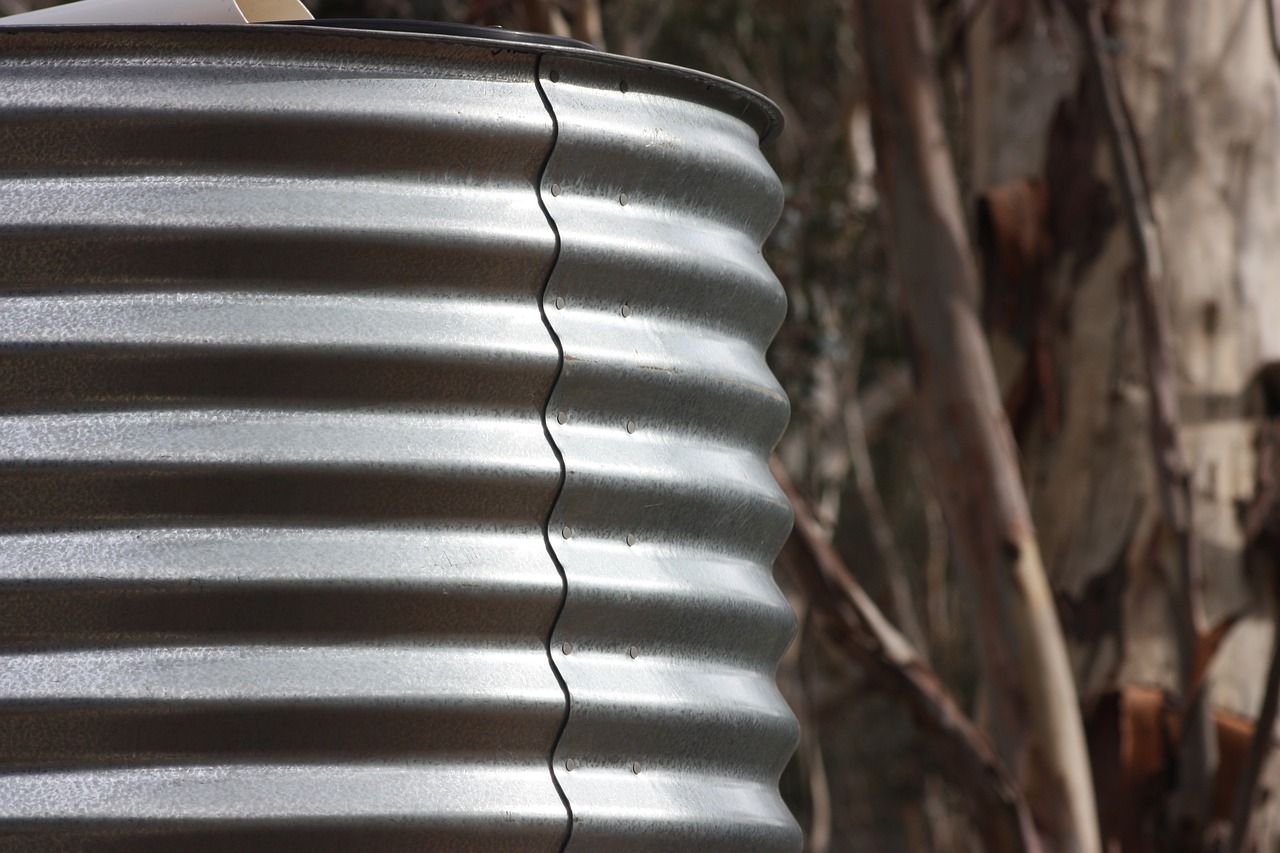 water tank australia corrugated iron free photo