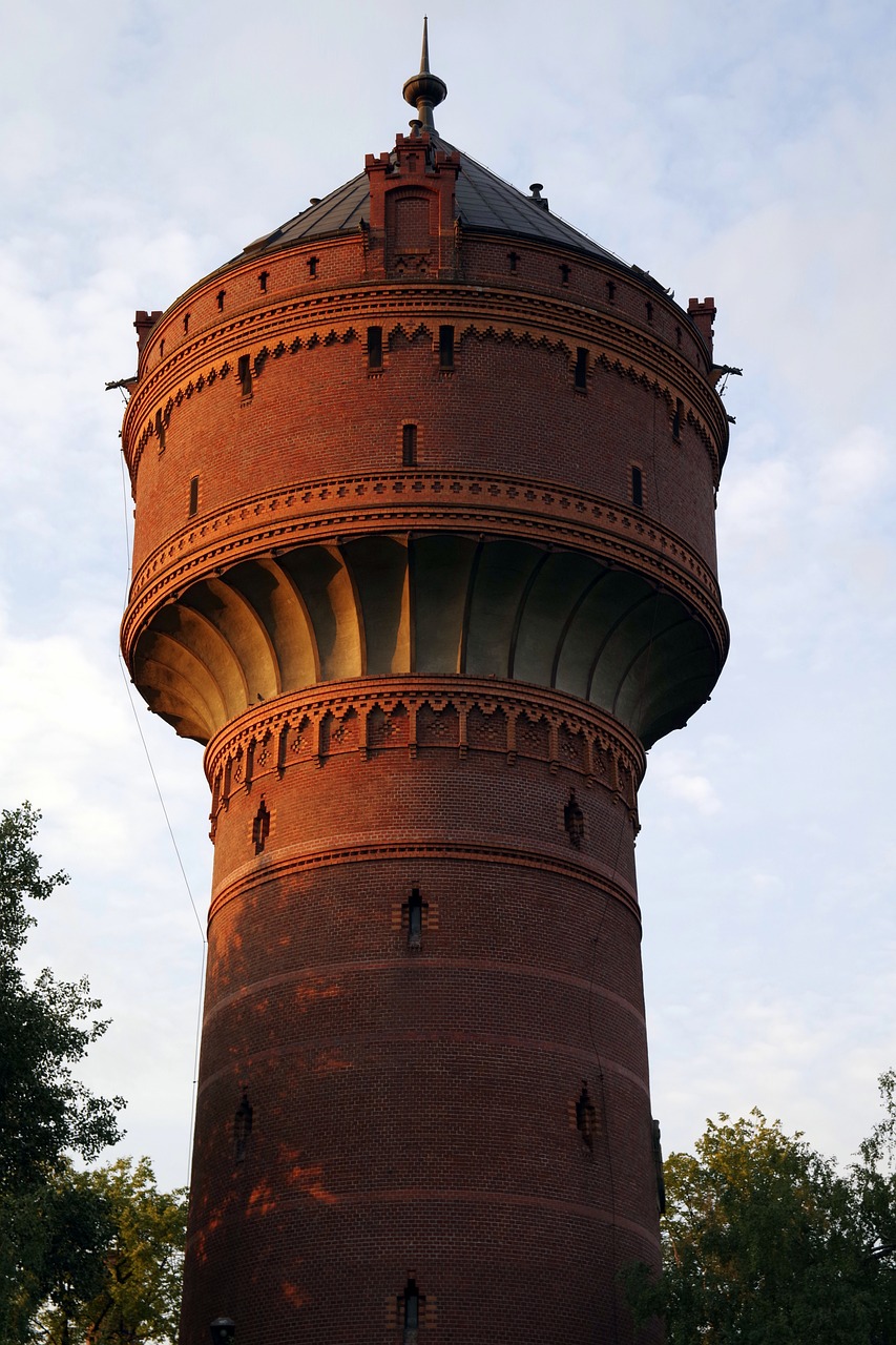 water tower opole building free photo