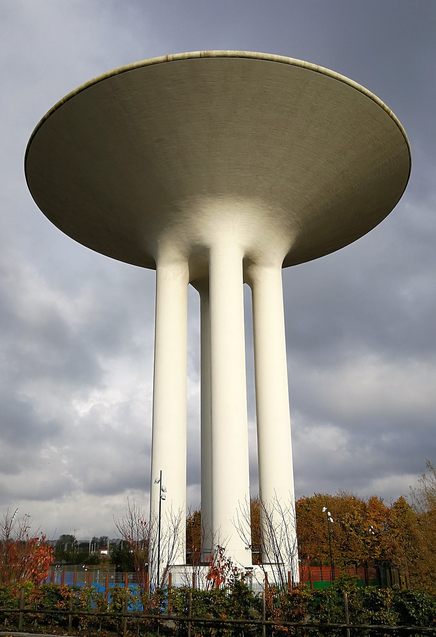 water tower building gray free photo