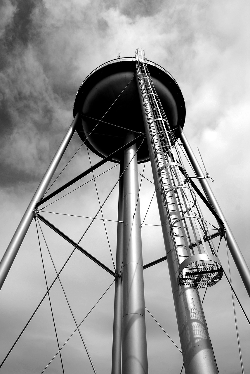 water tower  tank  storage free photo