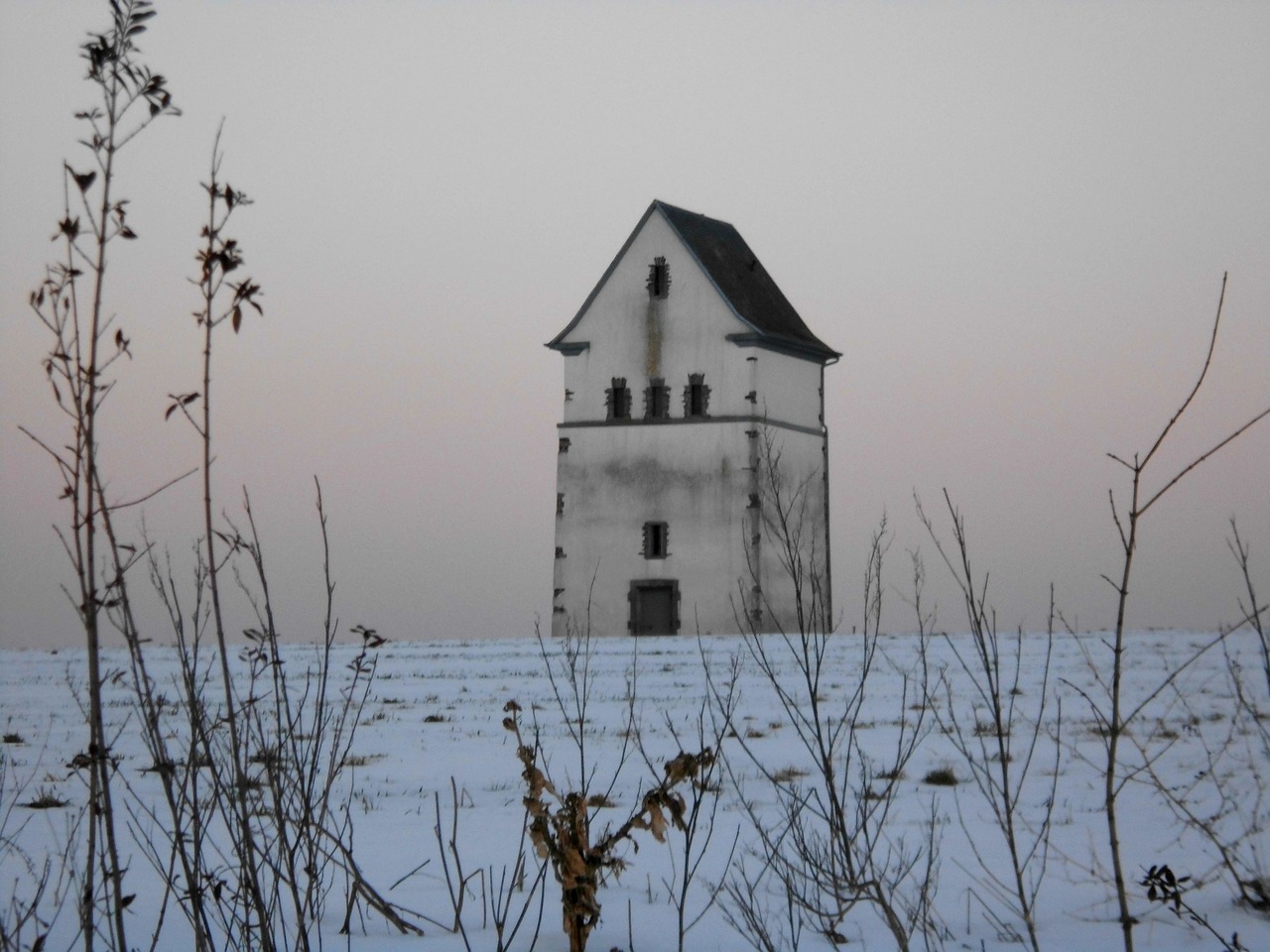 water tower snow merscheid free photo