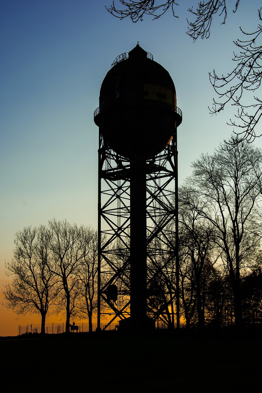 water tower water supply dortmund free photo