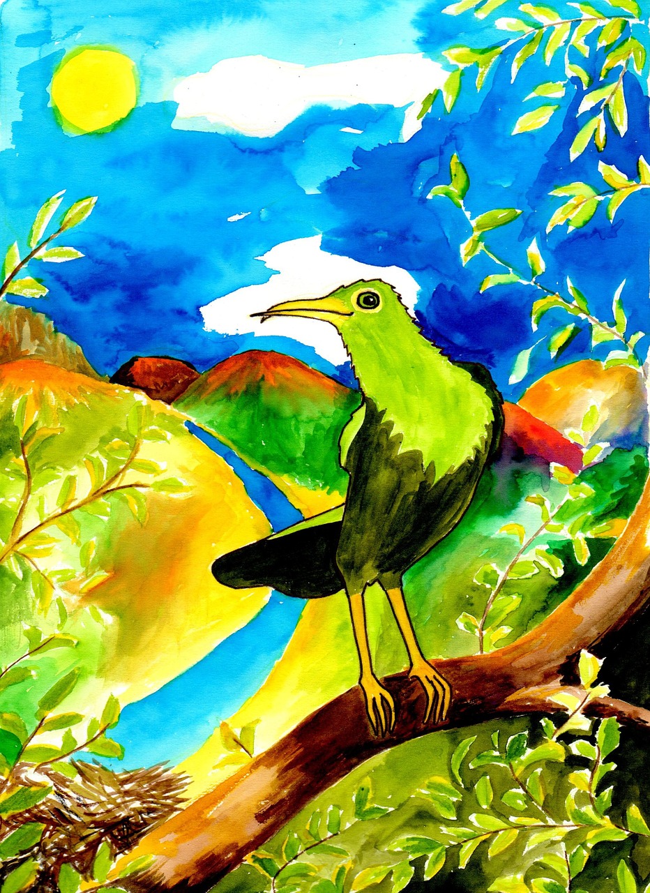 watercolor illustration painting free photo