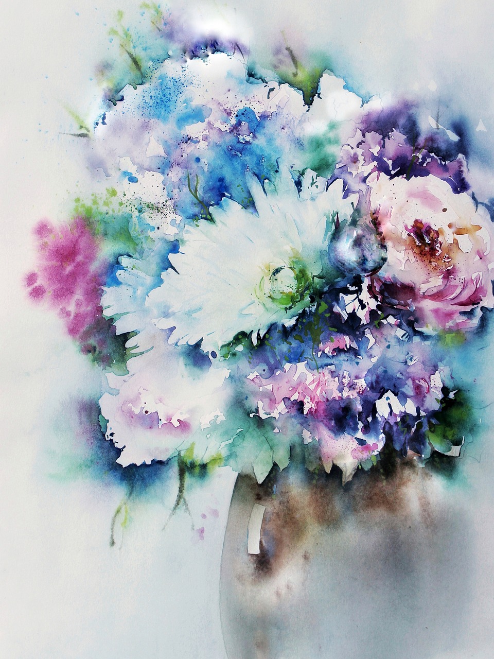 watercolour  painting  art free photo