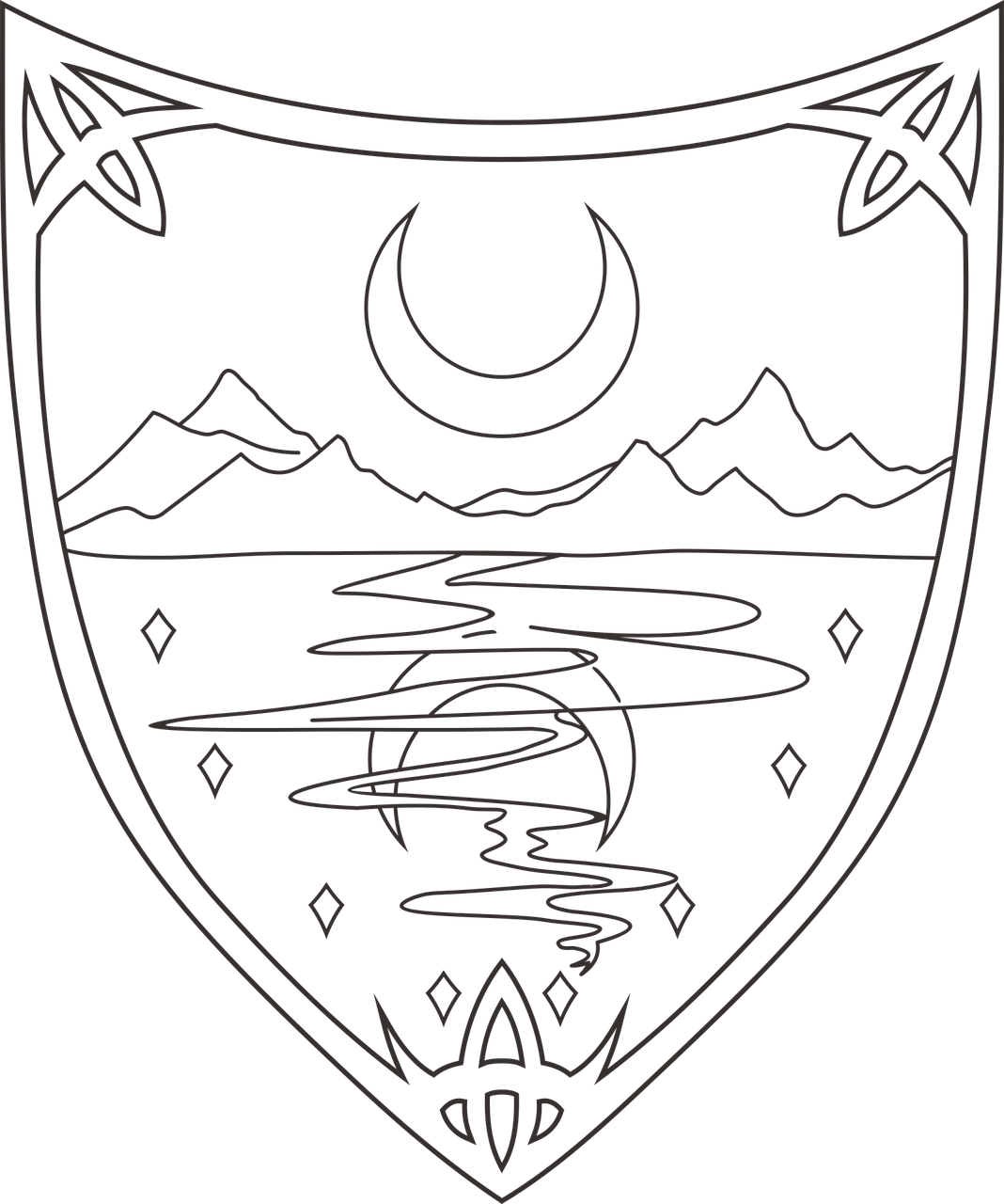 waterdeep coat of arms symbol free photo