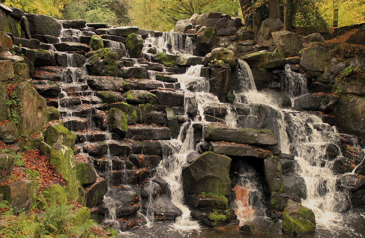 waterfall lake river free photo