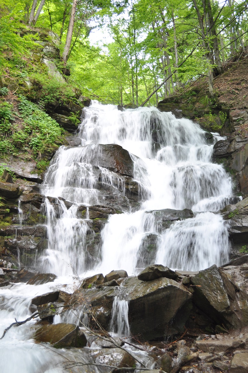 waterfall cascade water free photo