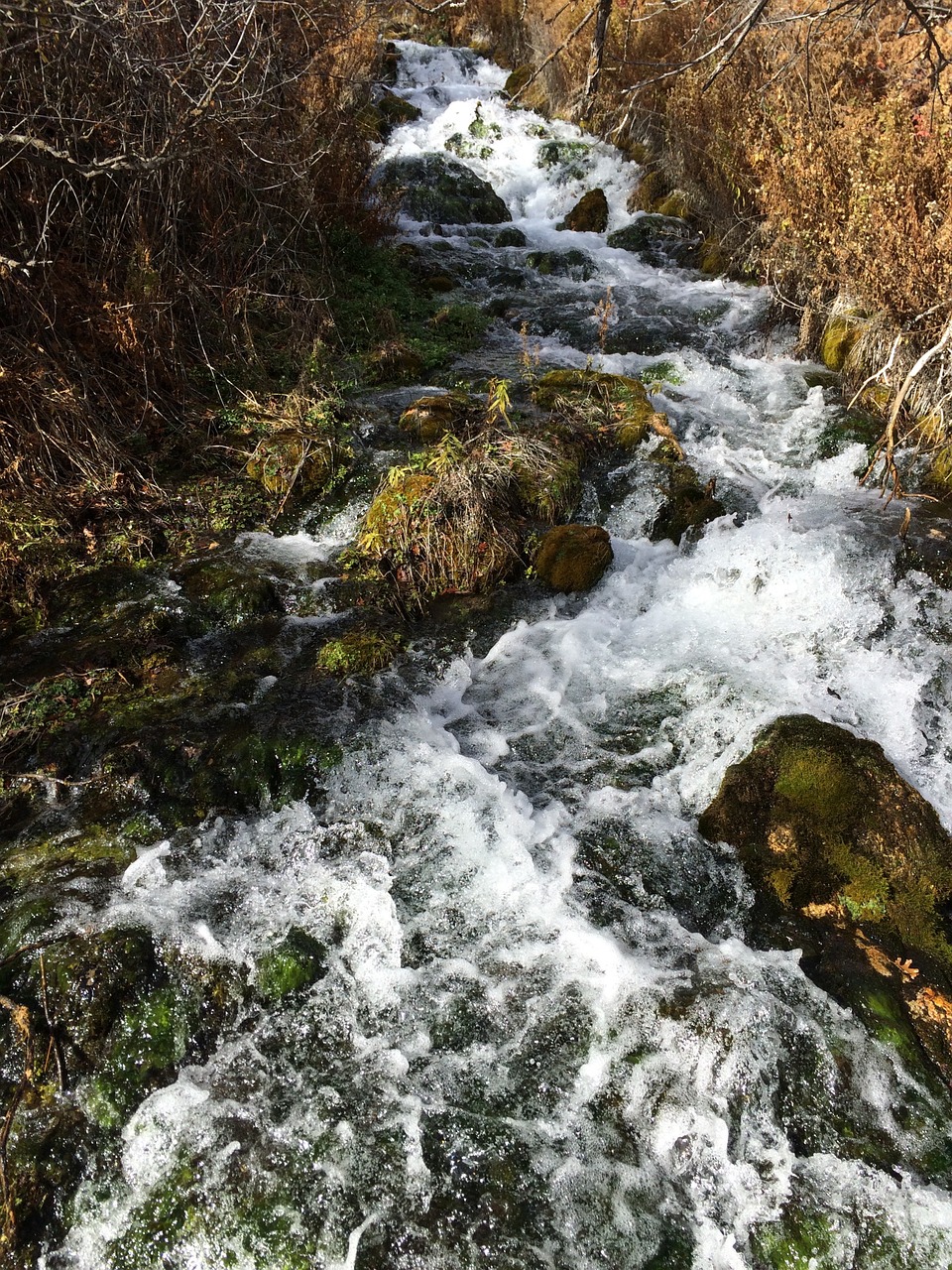 waterfall utah landscape free photo