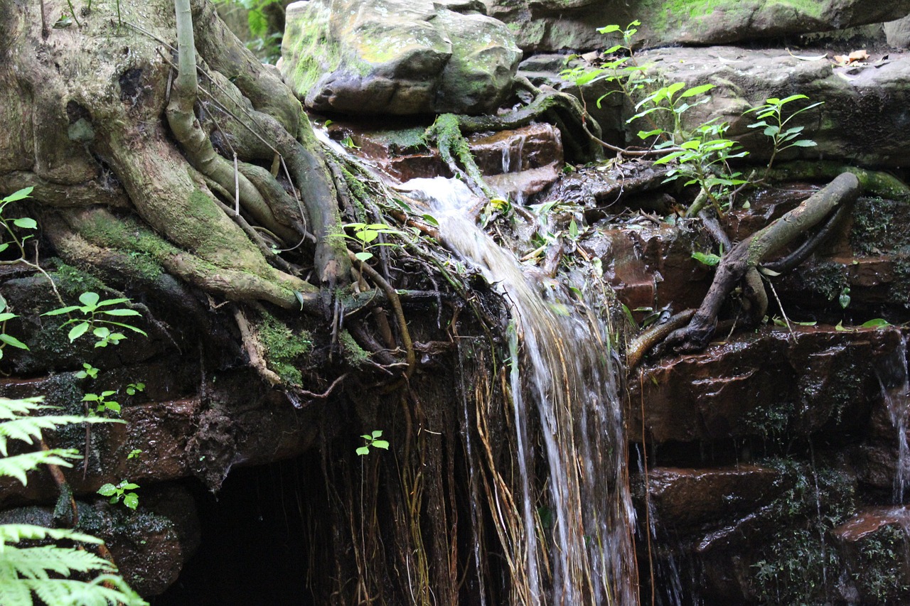 waterfall rocks water free photo