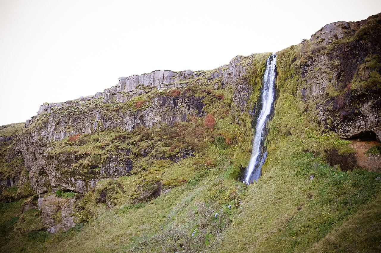 waterfall iceland nature free photo