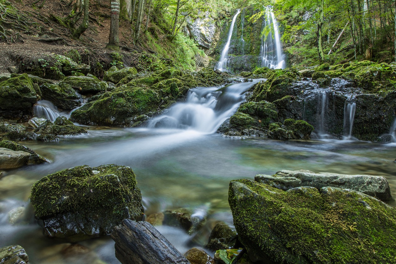 waterfall nature landscape free photo