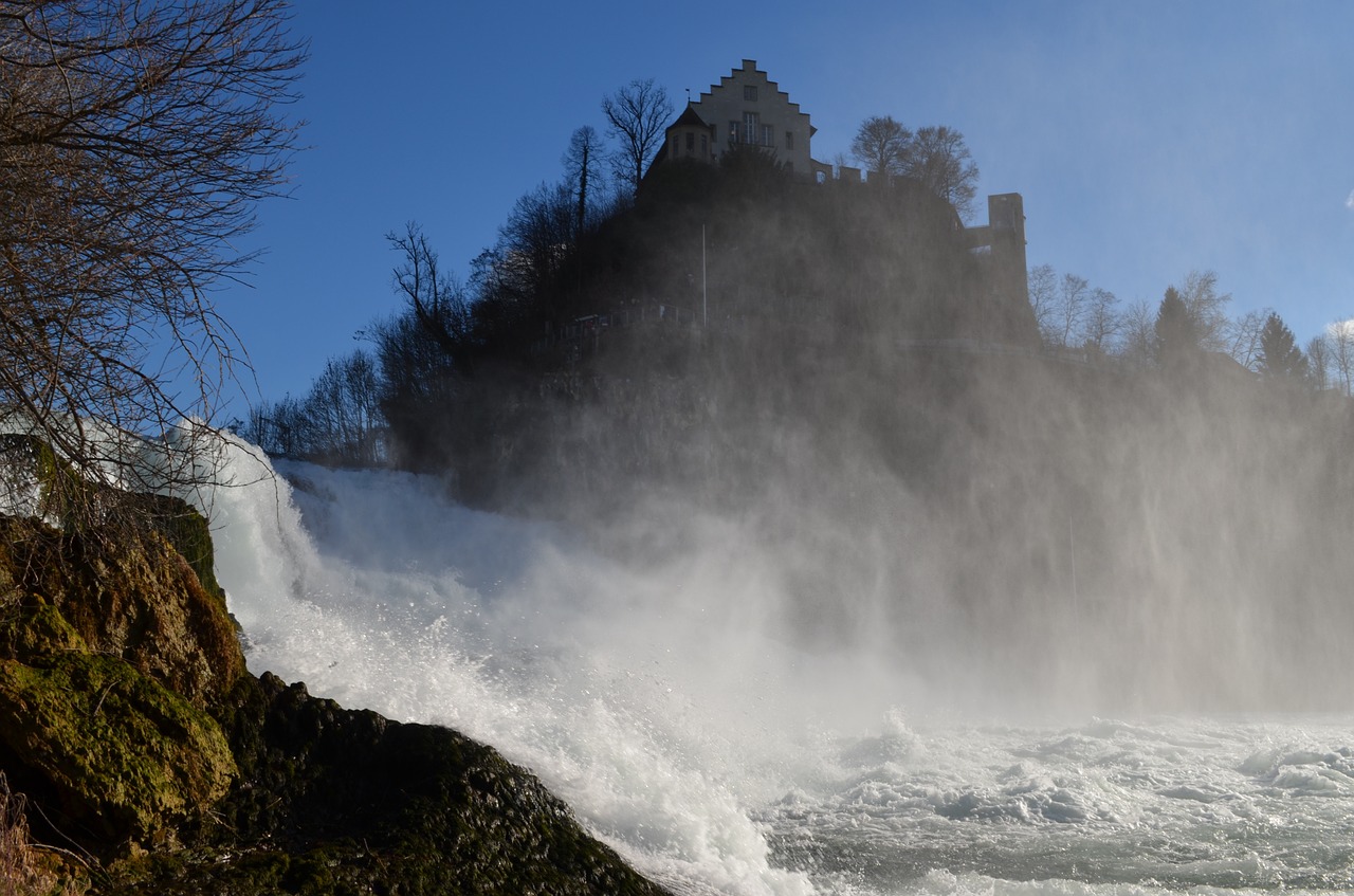 waterfall rhine falls schaffhausen free photo