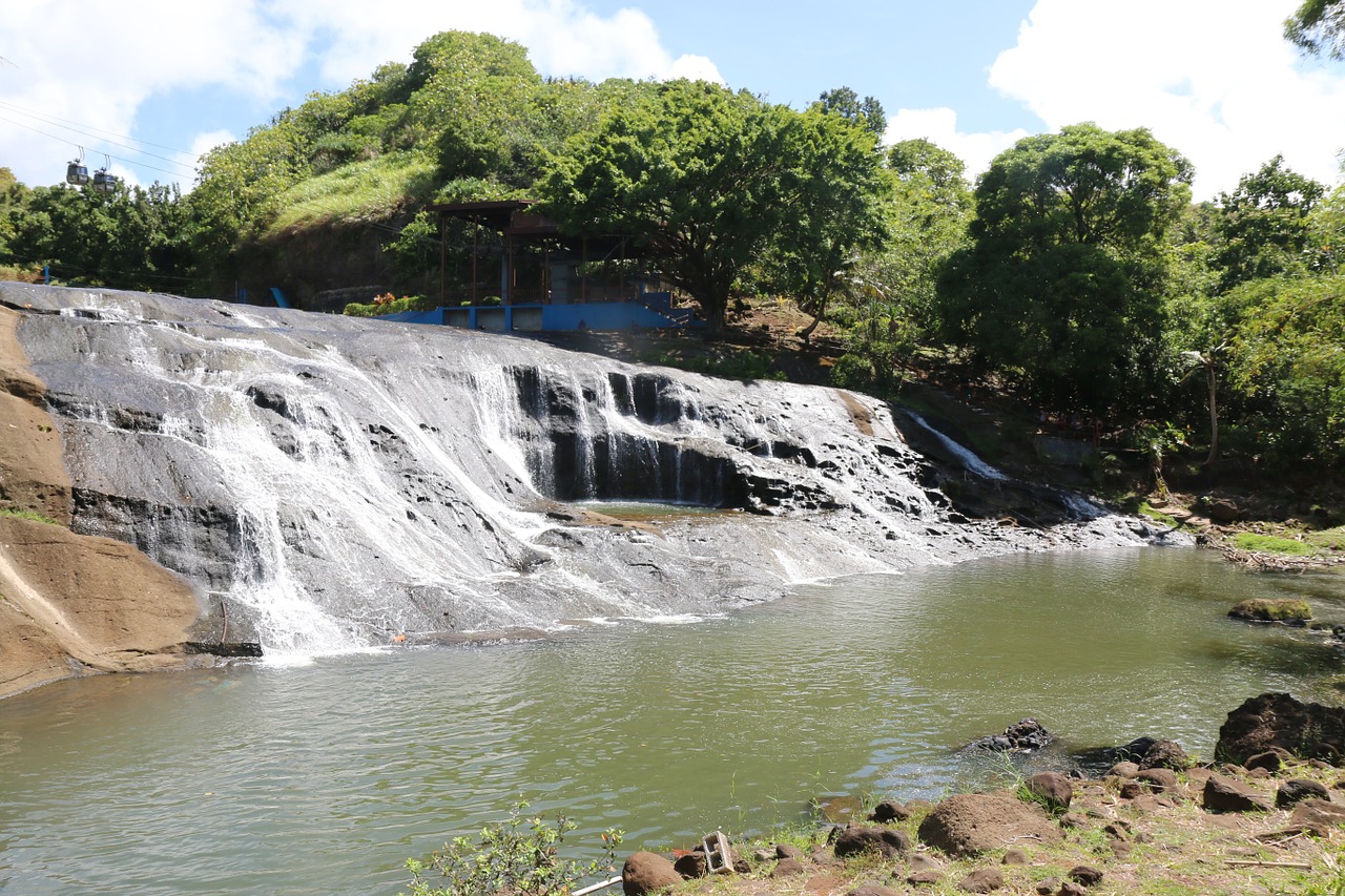 waterfall popo gorontalo nature free photo