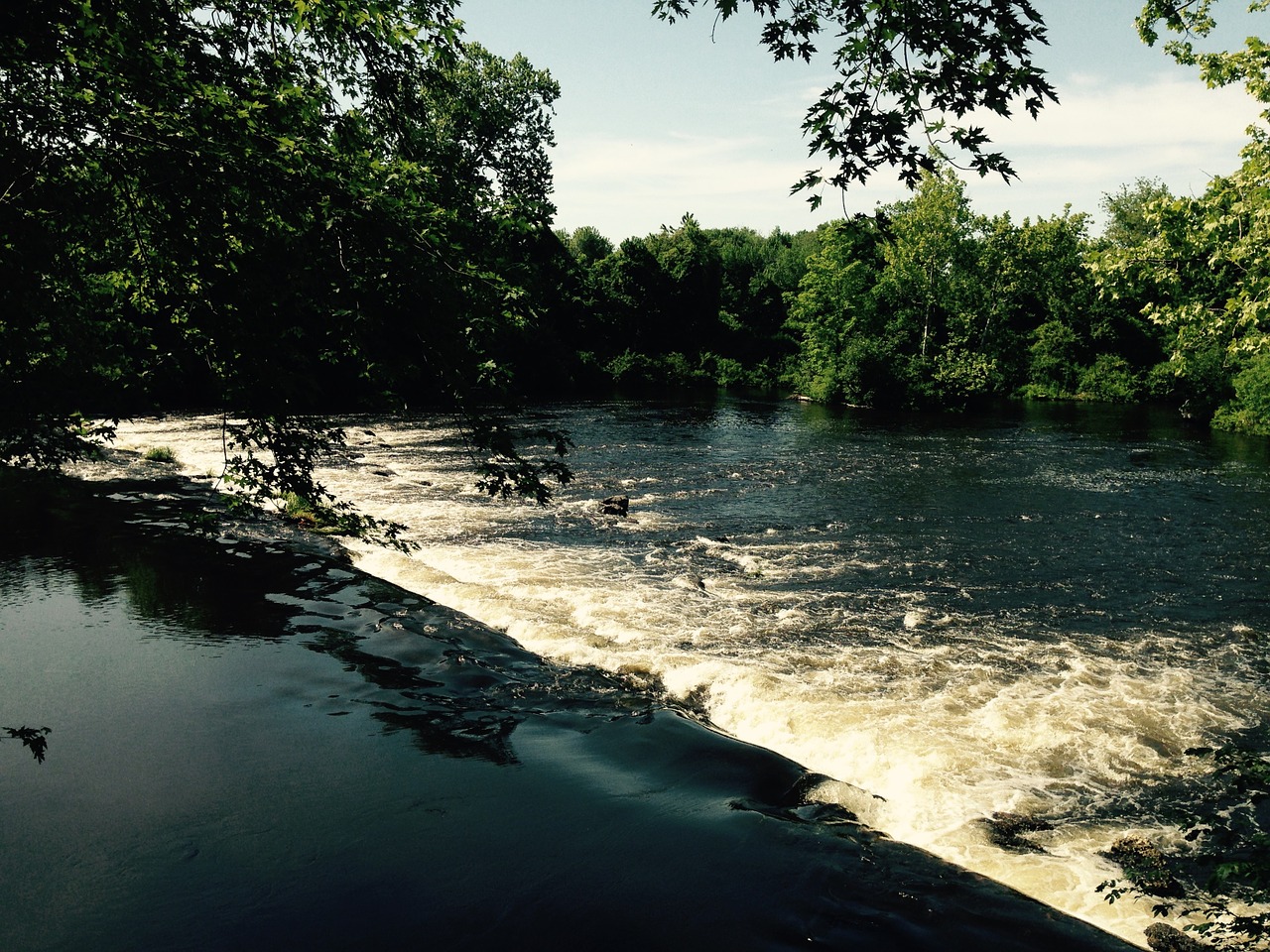 waterfall river water free photo