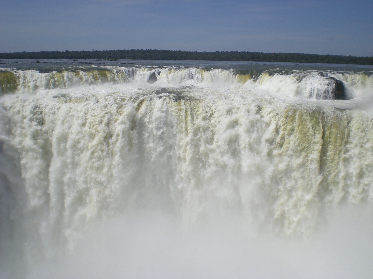 waterfall brazil wild free photo