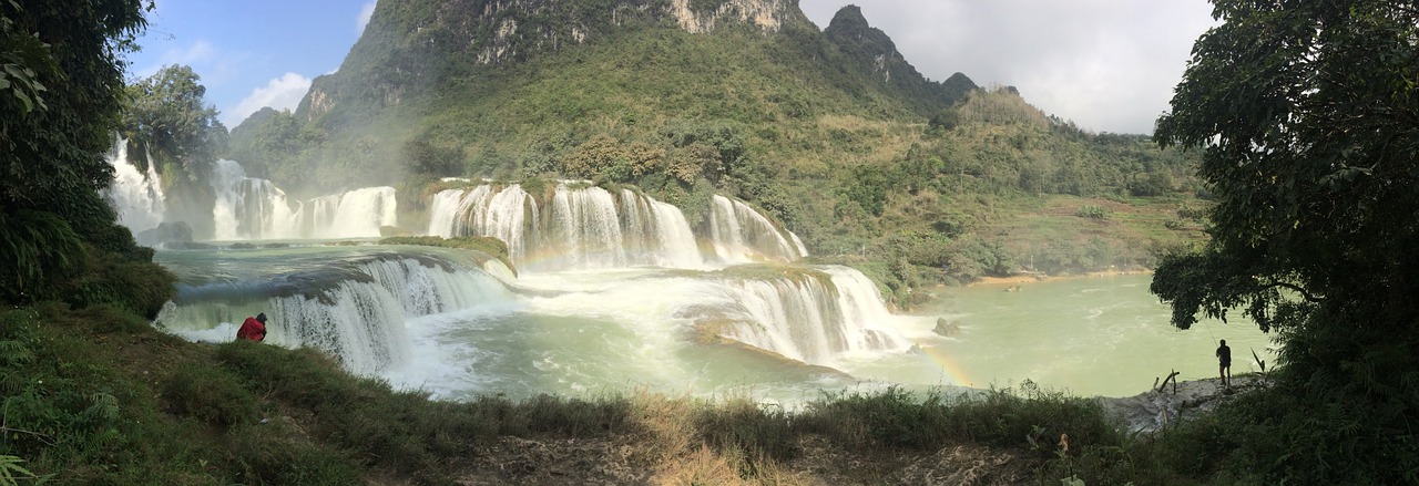 waterfall detian high by free photo