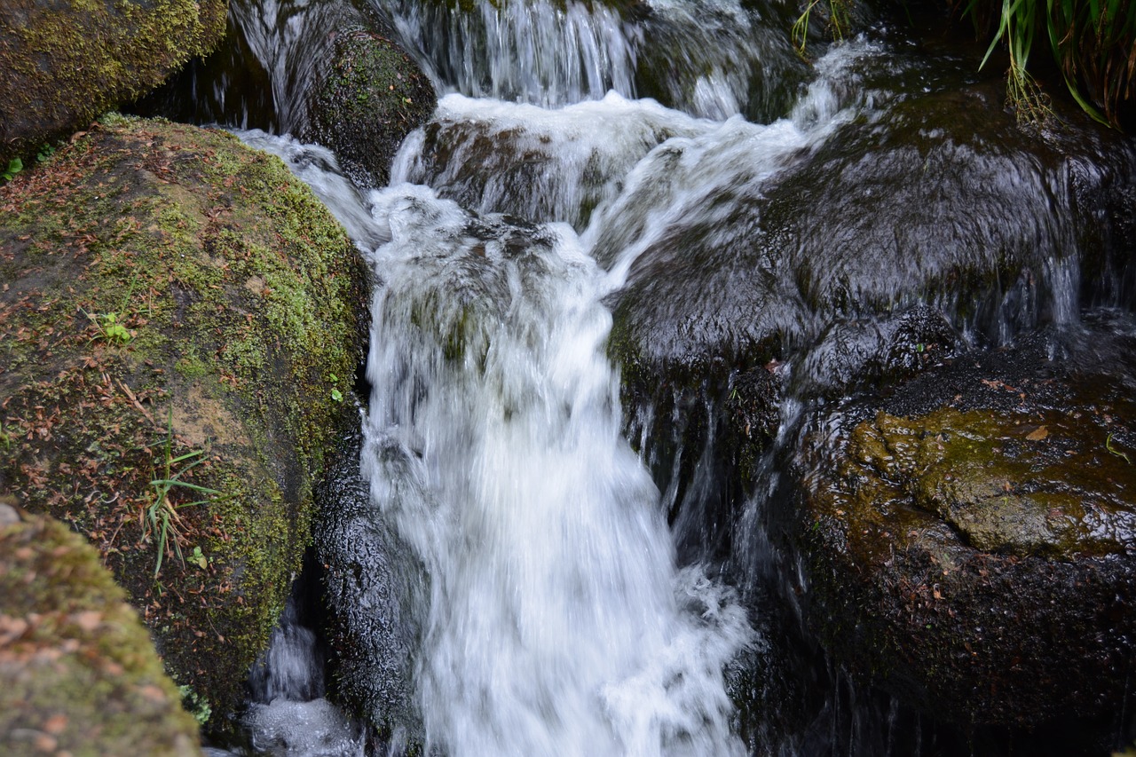 waterfall rocks water free photo