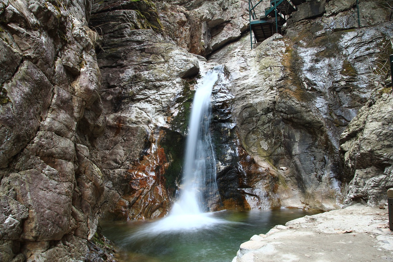 waterfall samaksan water free photo