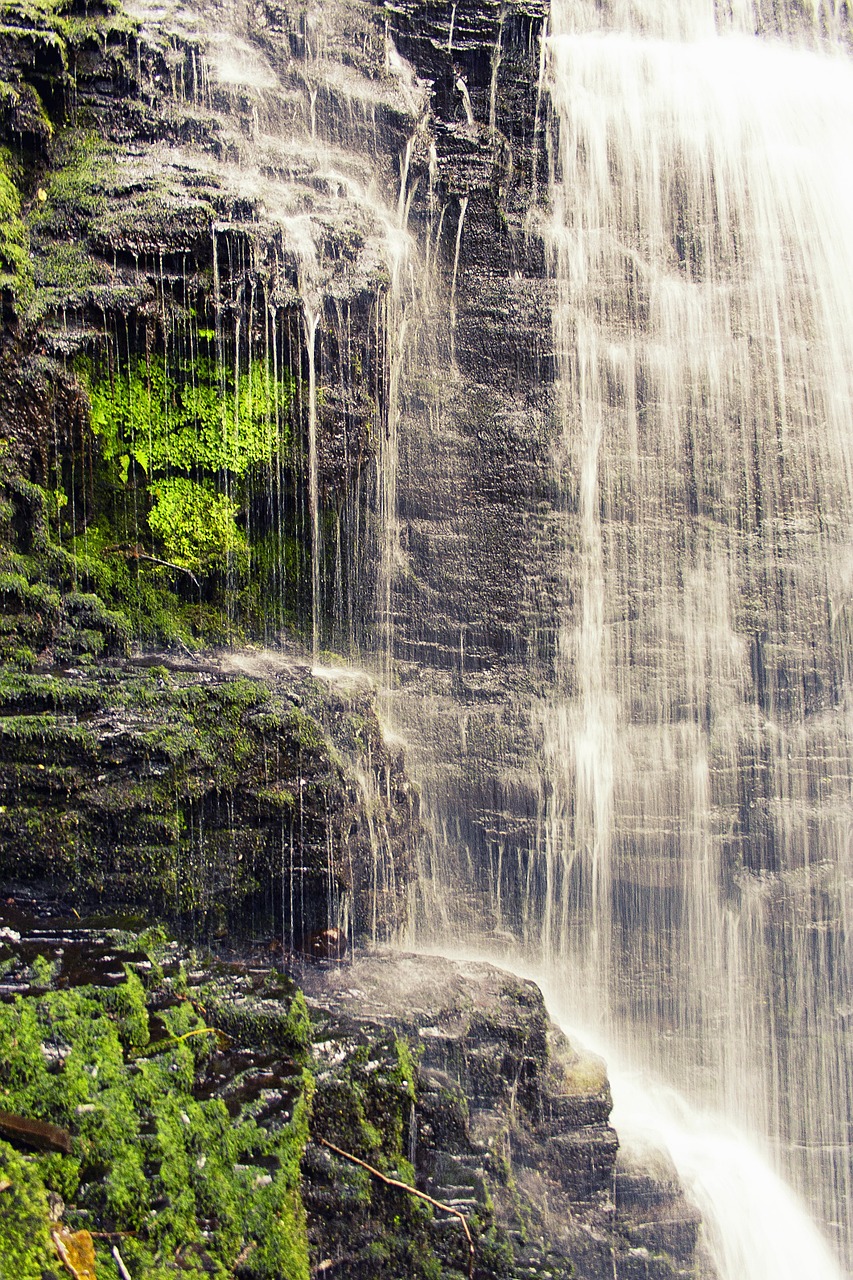 waterfall closeup waterfall water free photo