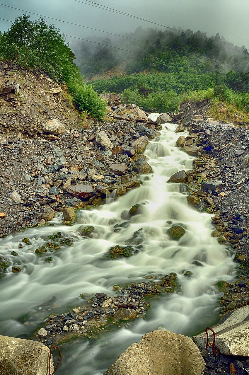 waterfall the caucasus water free photo