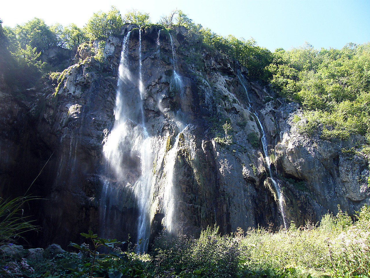 waterfall croatia plittvice free photo