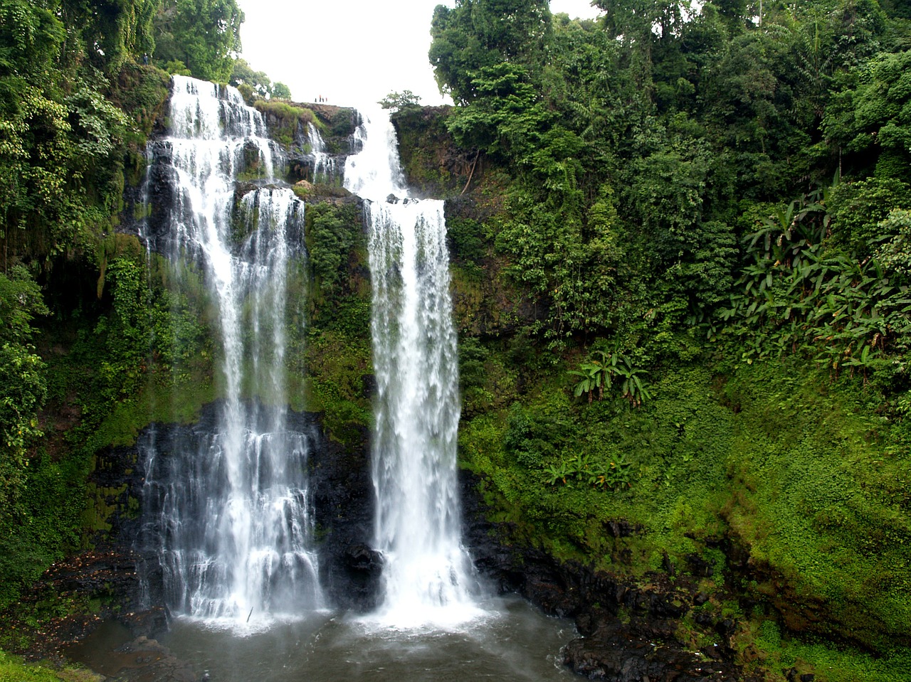 waterfall falls cascades free photo