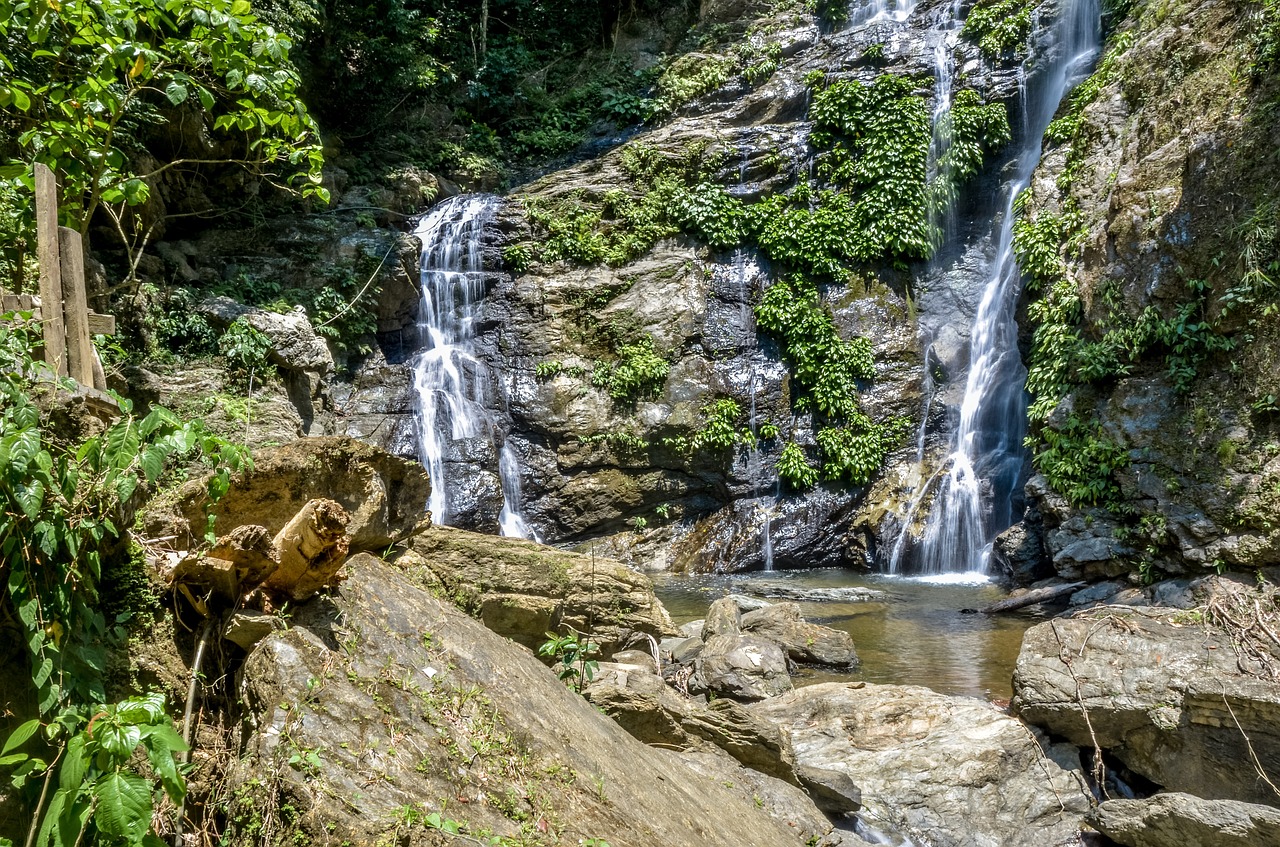 waterfall travel outdoor free photo