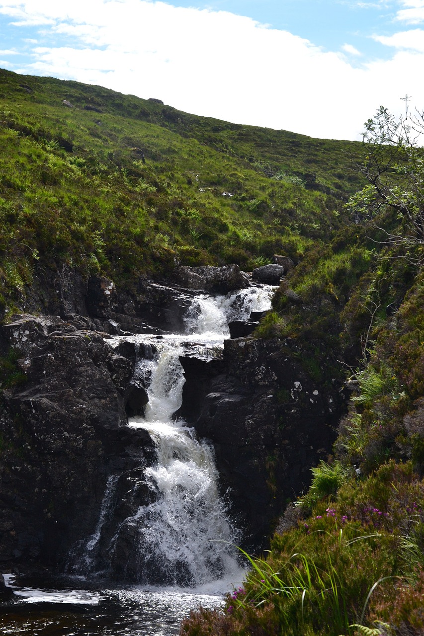 waterfall water nature free photo