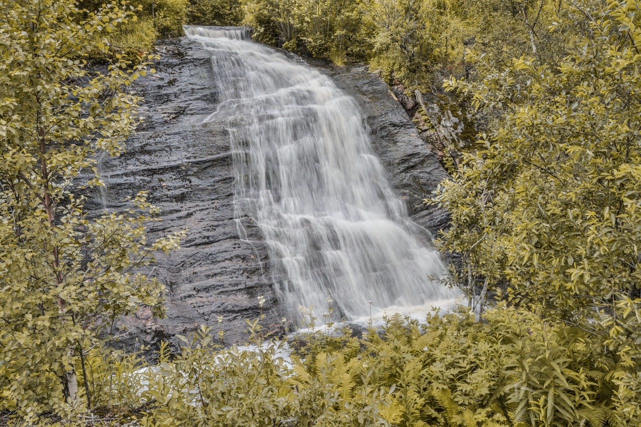 waterfall water nature free photo