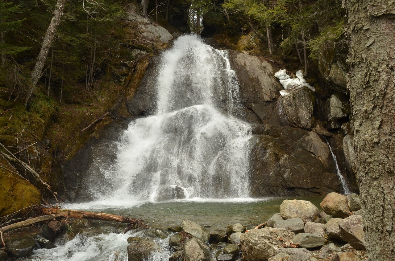 waterfall water rock free photo