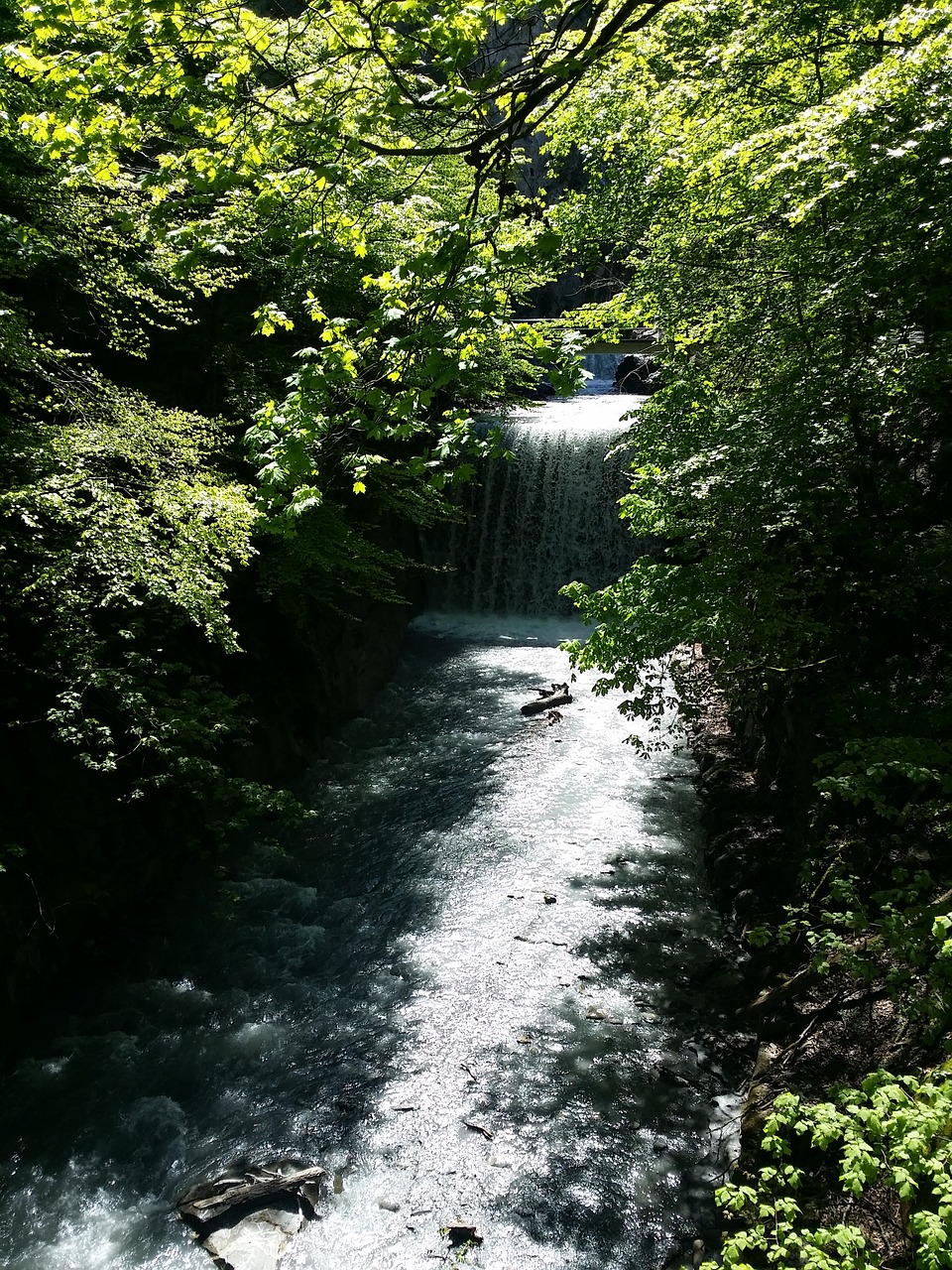 waterfall river switzerland free photo