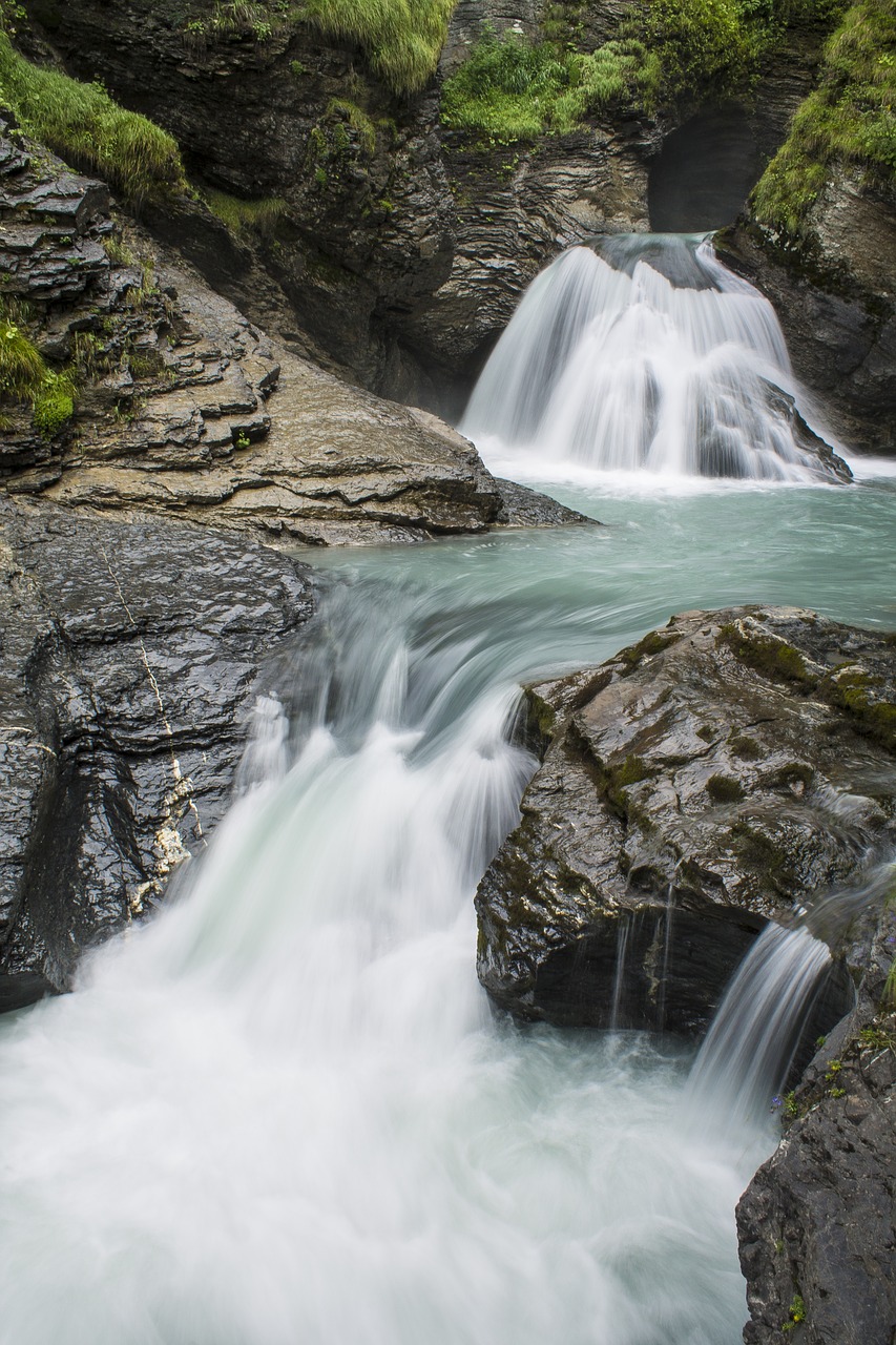 waterfall switzerland water free photo