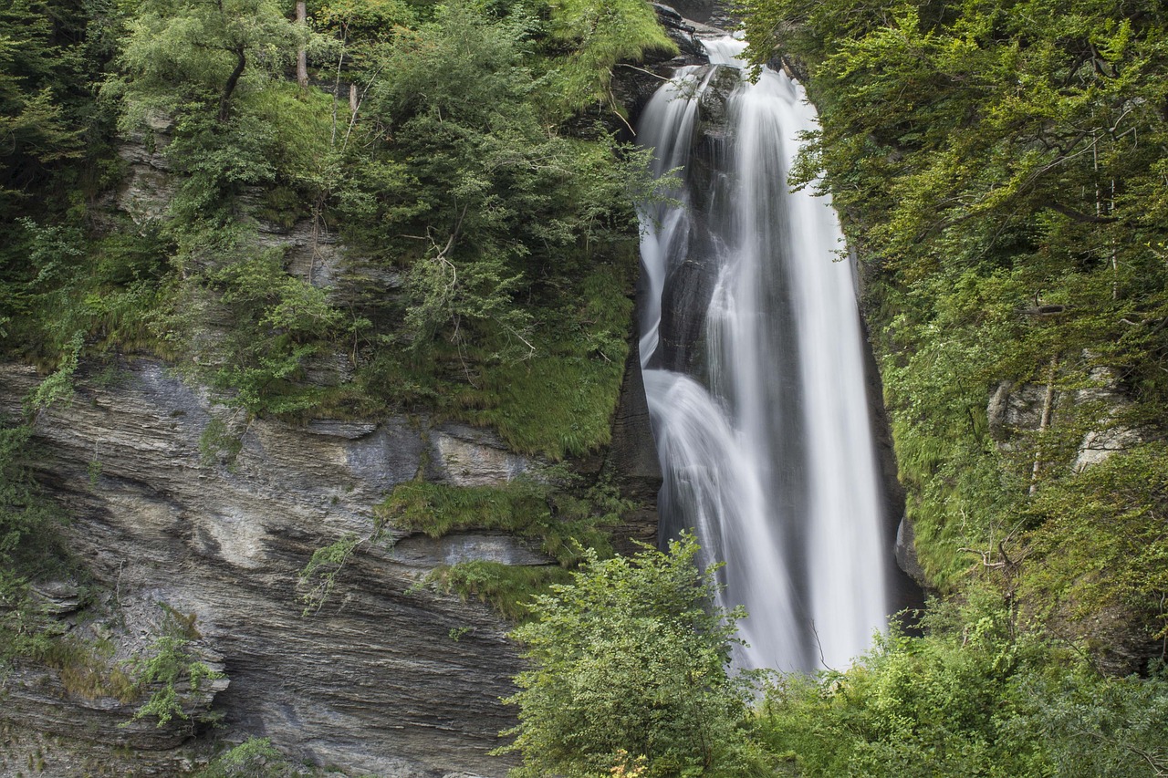 waterfall water nature free photo