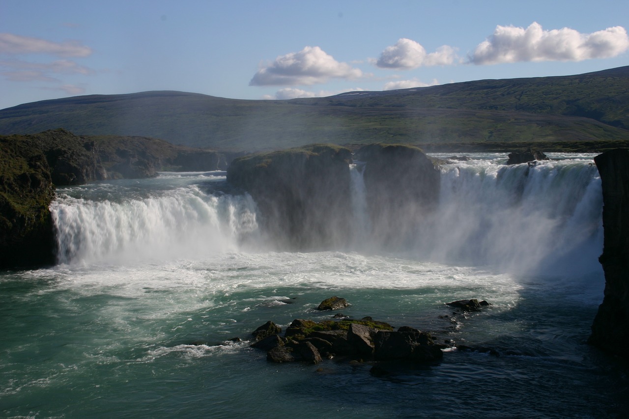waterfall water scenic free photo