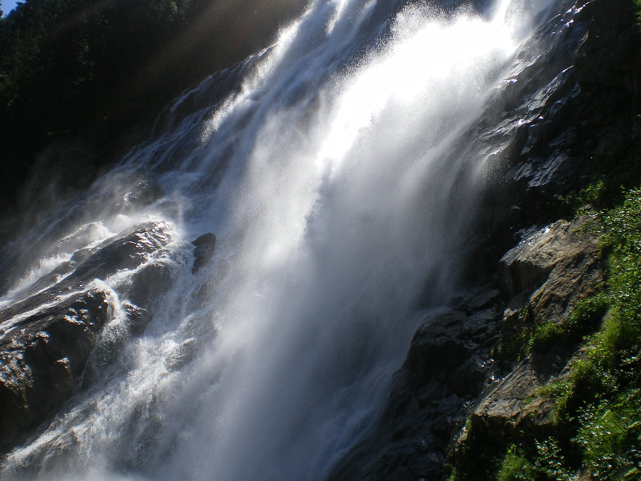 waterfall nature austria free photo