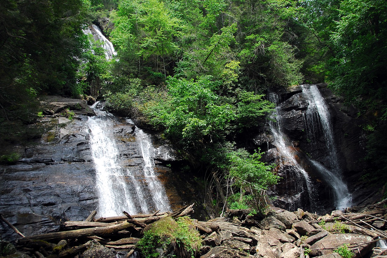 waterfall anna ruby falls helen free photo