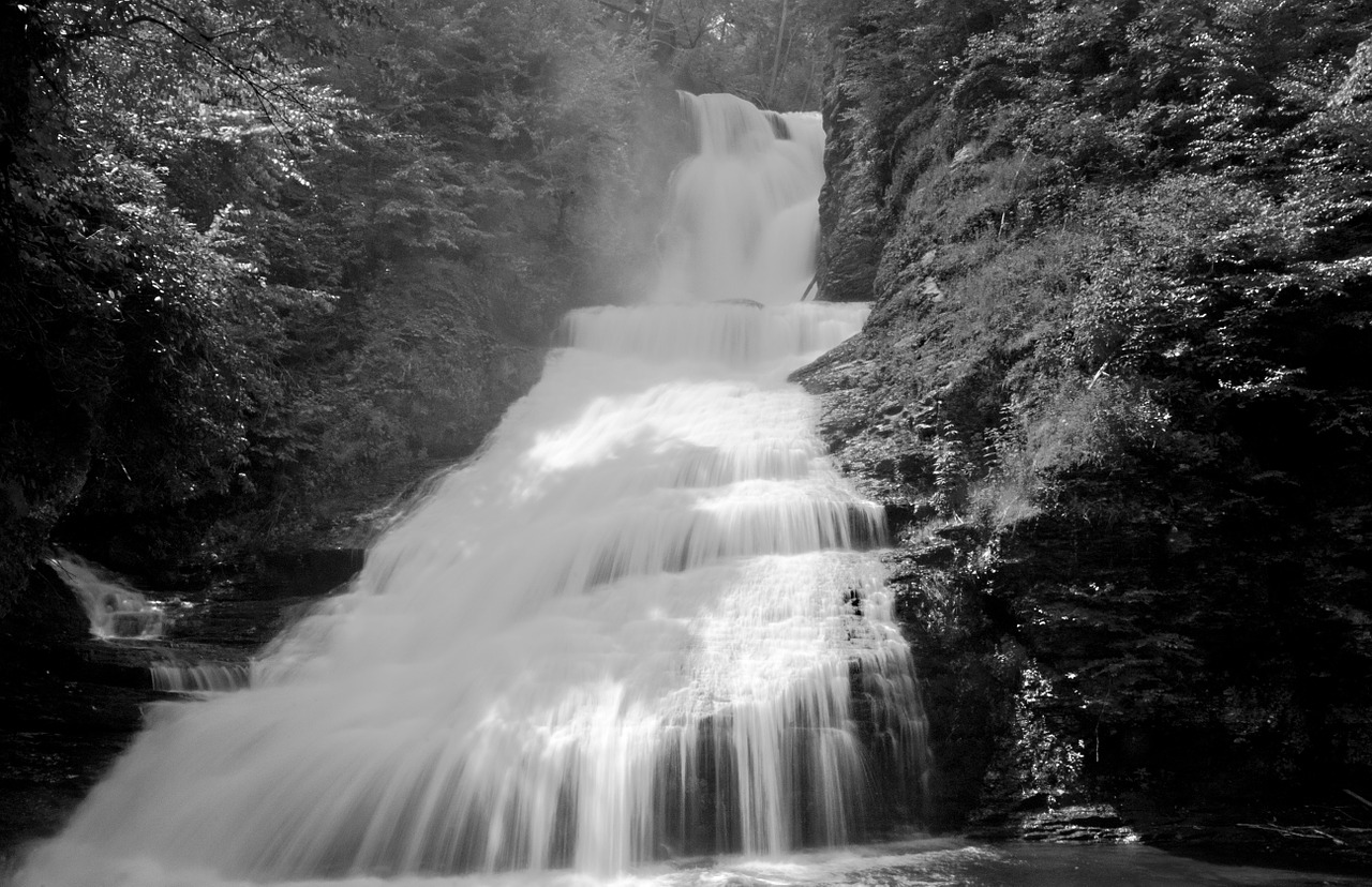 waterfall water cascade free photo
