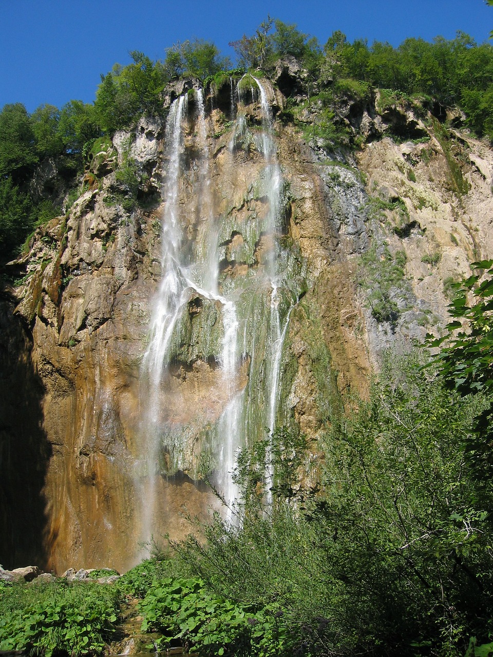 waterfall plitviche water free photo