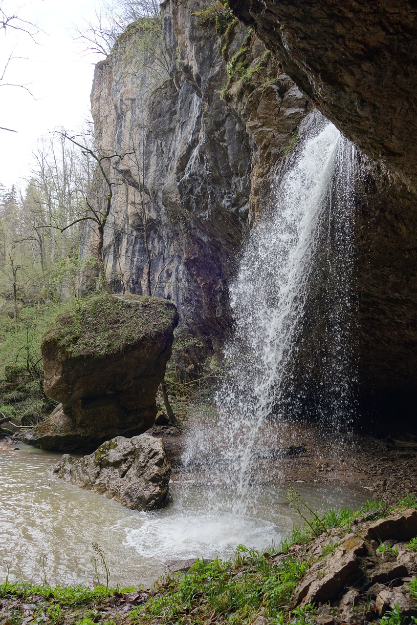 waterfall russia krasnodar free photo