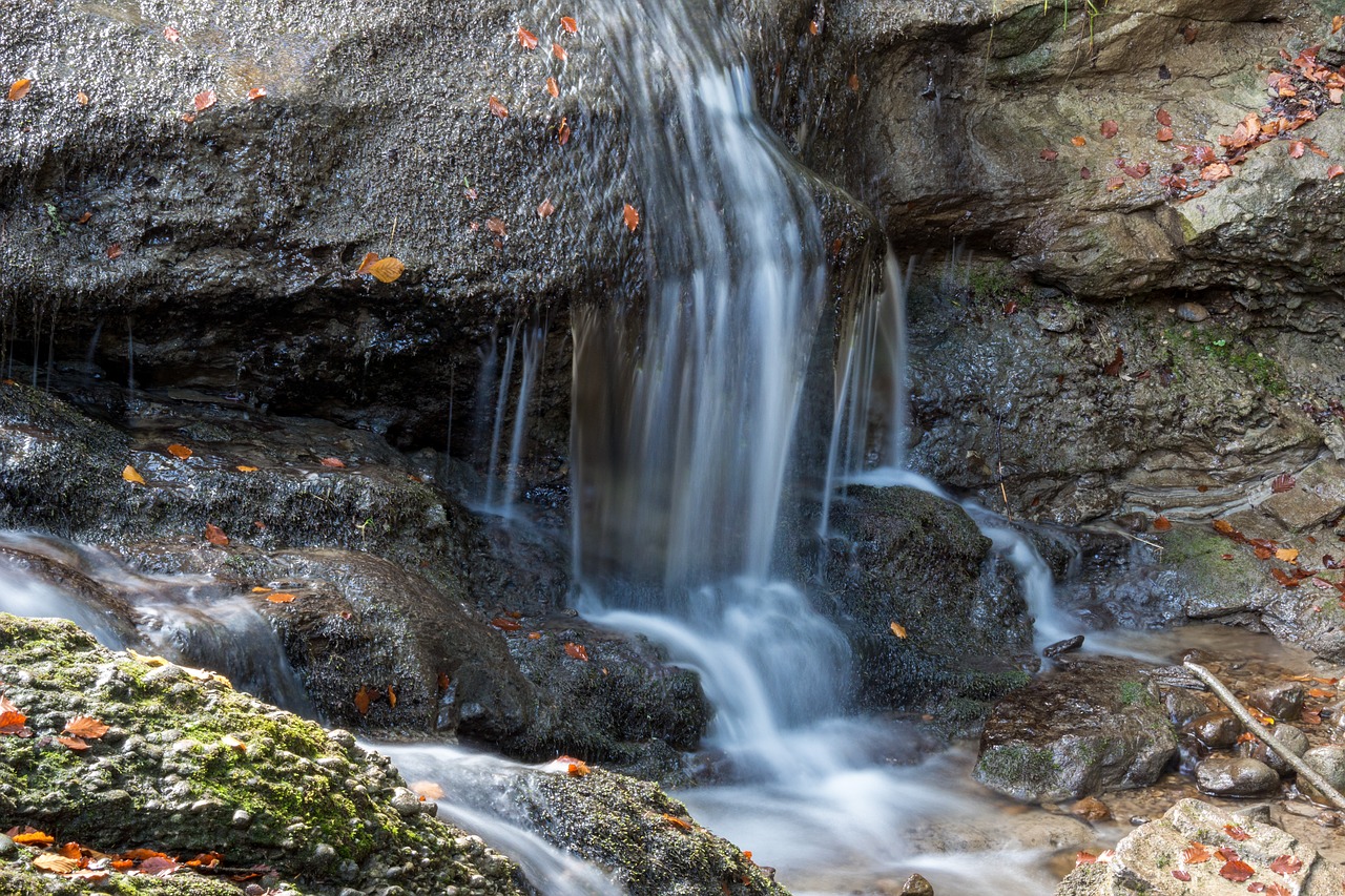 waterfall long exposure water free photo