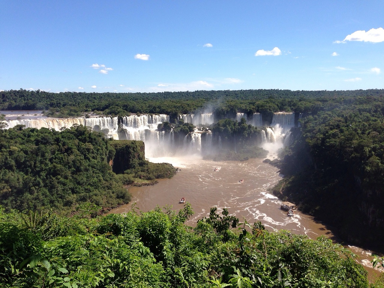 waterfall iguazú argentina free photo