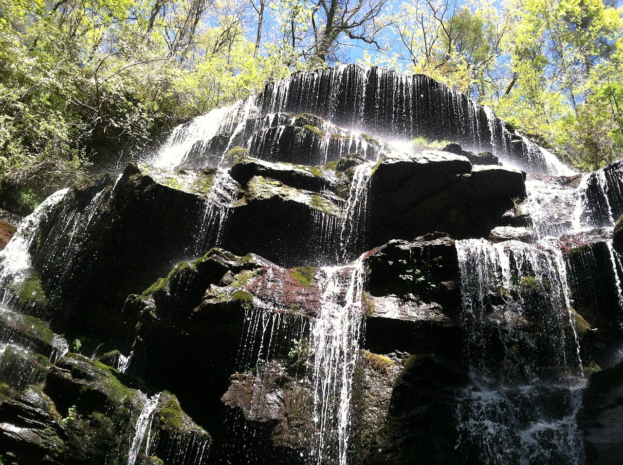 waterfall south carolina nature free photo