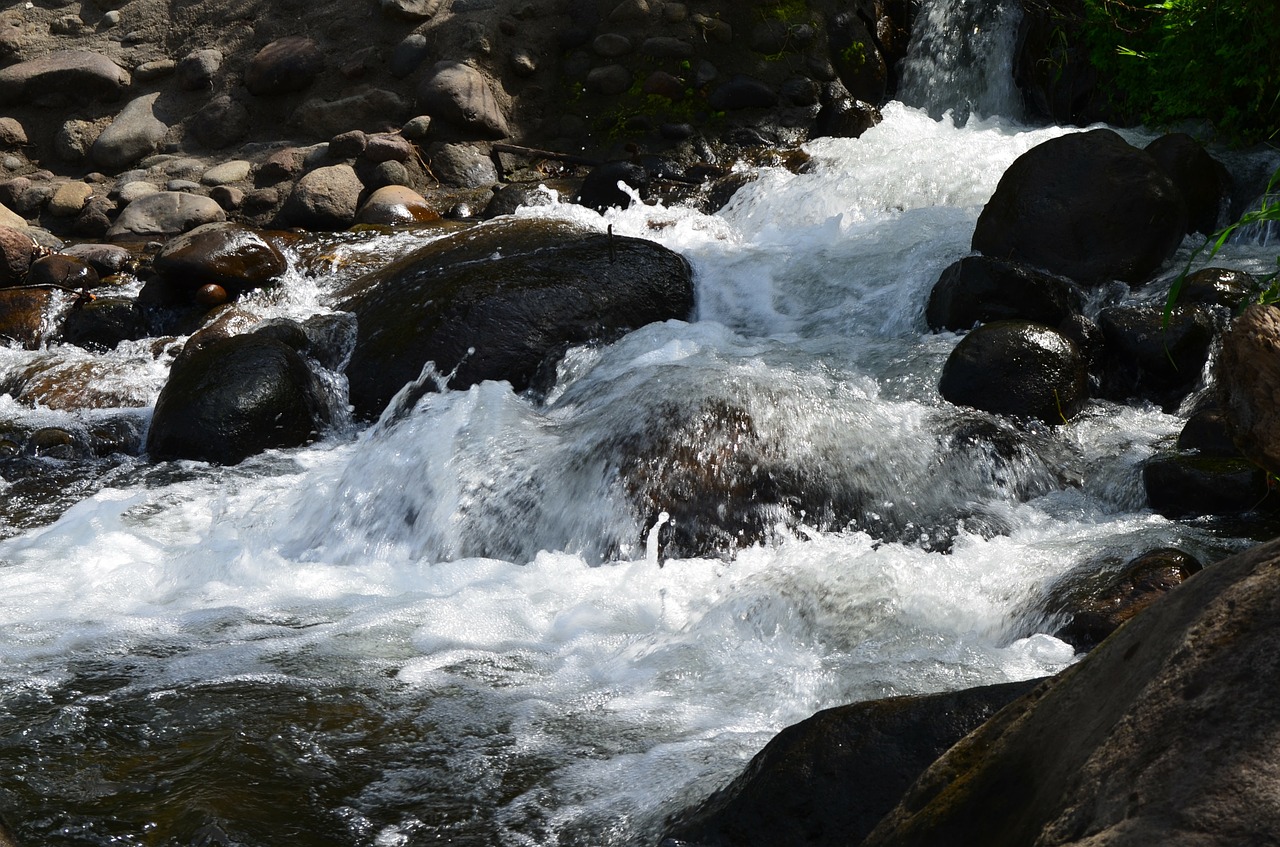 waterfall rocks water free photo