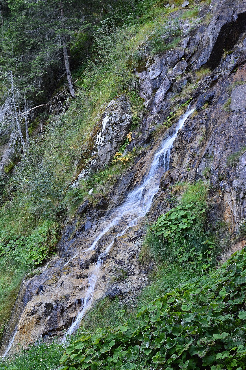 waterfall mountains tyrol free photo