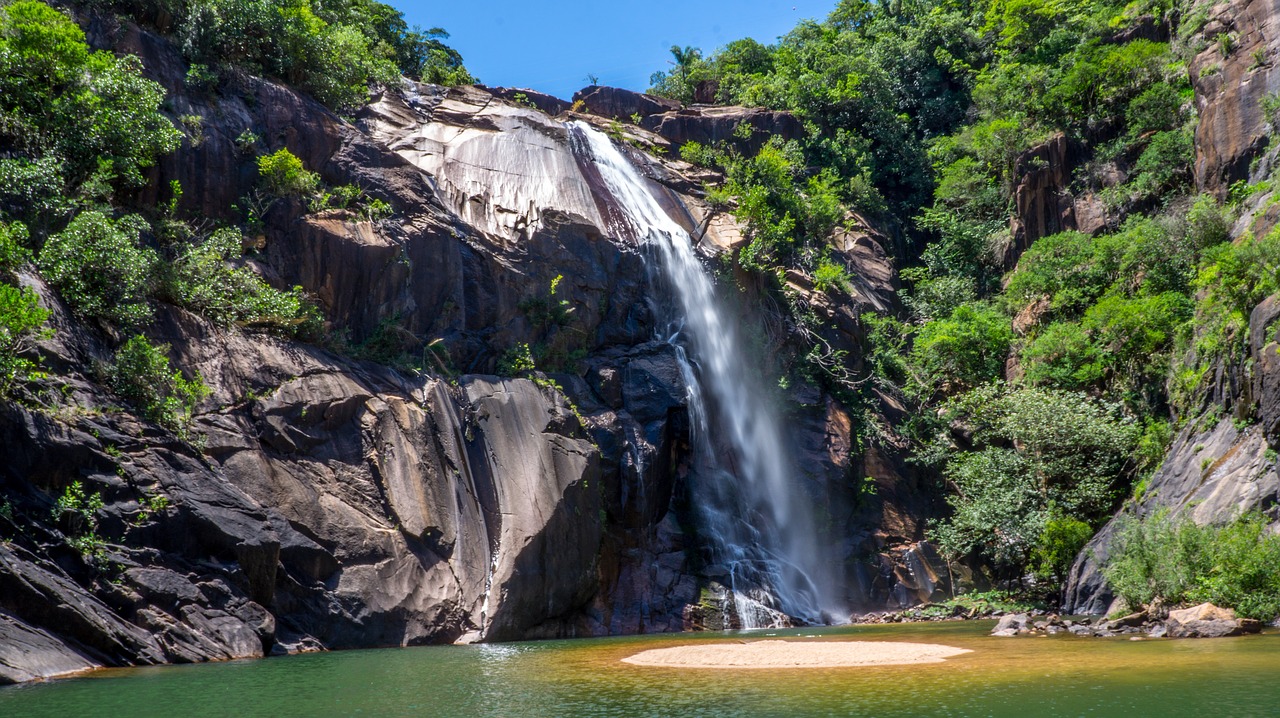 waterfall water nature free photo